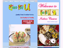 Tablet Screenshot of indianfood4you.com